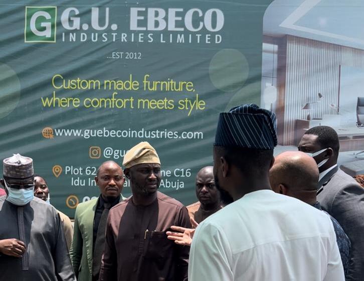 Courtesy Visit to GU Ebeco Industries Limited by Bank of Industry and Precision Price Lead Consult